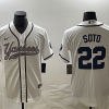 Men's New York Yankees Juan Soto #22 White Jersey Joint Edition