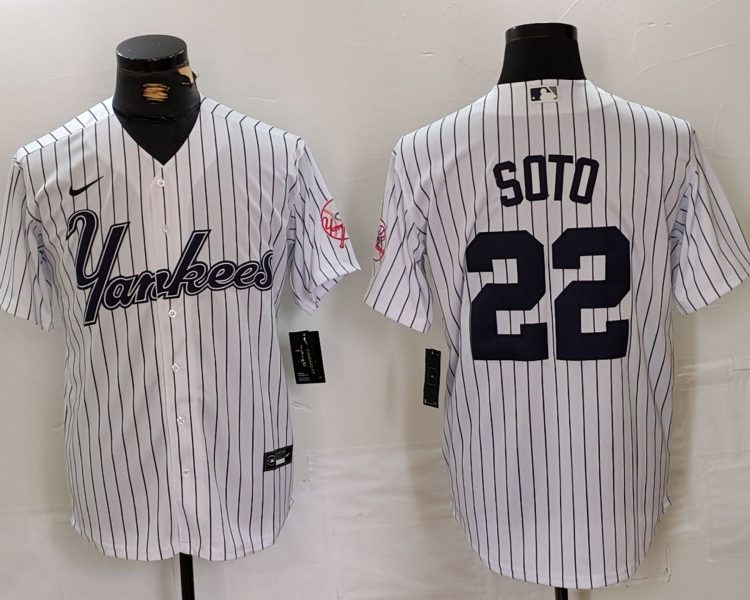 Men's New York Yankees Juan Soto White Jersey