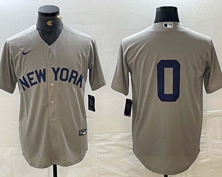 Men's New York Yankees Marcus Stroman #0 Gray Limited Jersey