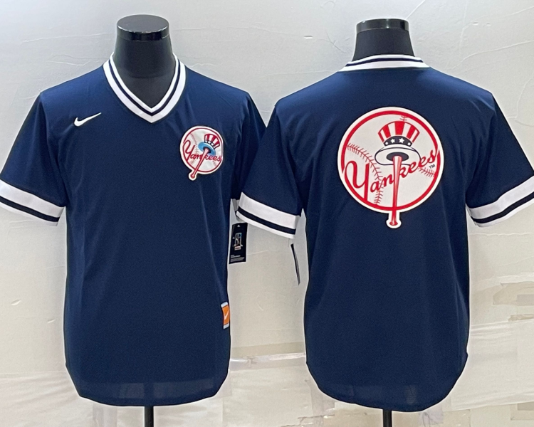 Men's New York Yankees Navy Cooperstown Collection Team Jersey