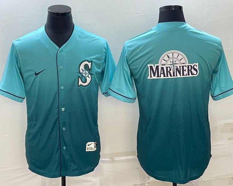Men's Seattle Mariners Aqua Team Jersey