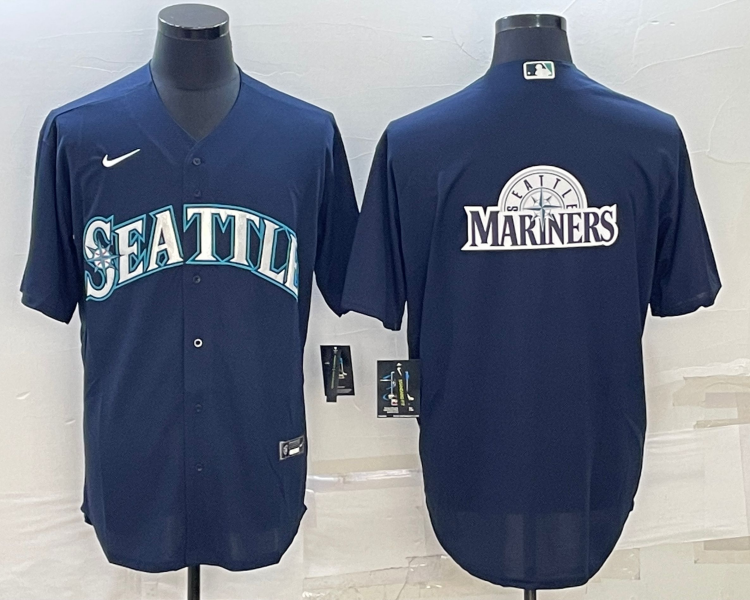 Men's Seattle Mariners Navy Alternate Team Jersey