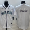 Men's Seattle Mariners White Home Team Jersey