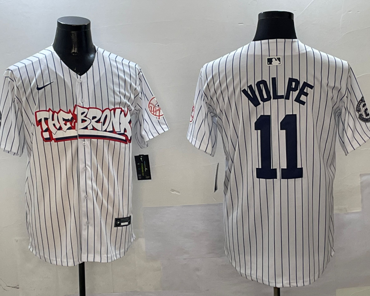 Men's New York Yankees Anthony Volpe White Limited Jersey