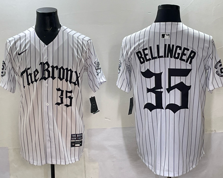 Men's New York Yankees Cody Bellinger #35 White Team Jersey