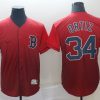 Men's Boston Red Sox David Ortiz #34 Red Stitched Jersey