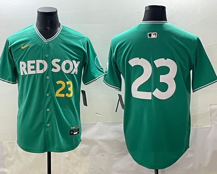 Men's Boston Red Sox Dennis Boyd #23 Green 2025 City Connect Limited Jersey