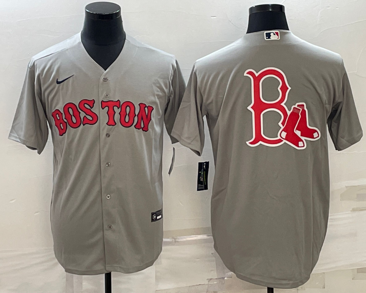 Men's Boston Red Sox Gray Alternate Jersey