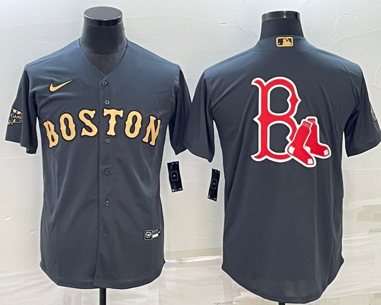 Men's Boston Red Sox Gray Team Jersey
