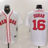 Men's Boston Red Sox Jarren Duran #16 White Home Jersey