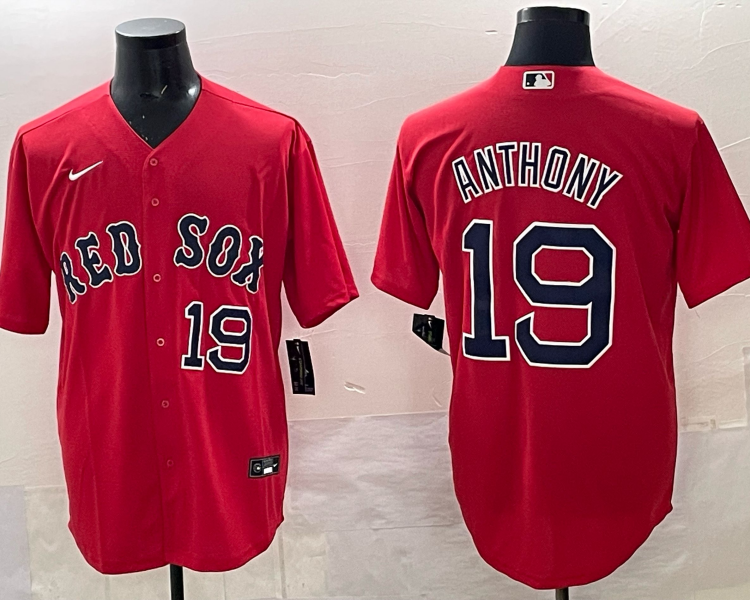Men's Boston Red Sox Roman Anthony #19 Red Limited Jersey