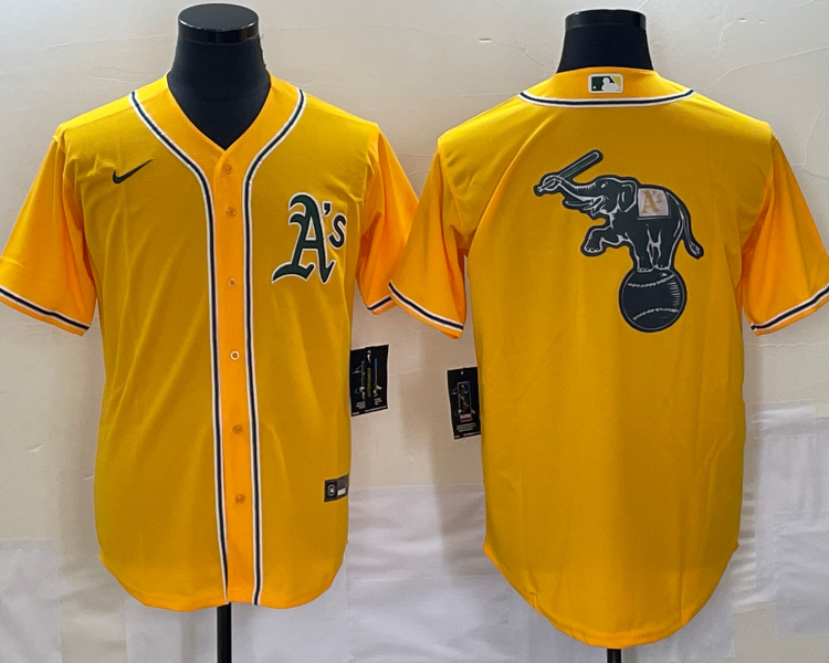 Men's Oakland Athletics Gold Alternate Jersey