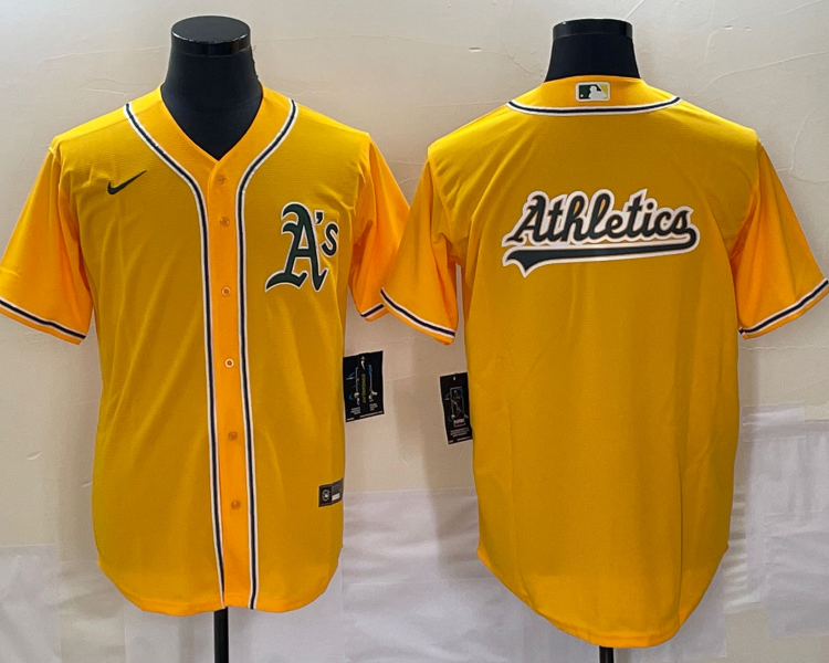 Men's Oakland Athletics Gold Alternate Jersey