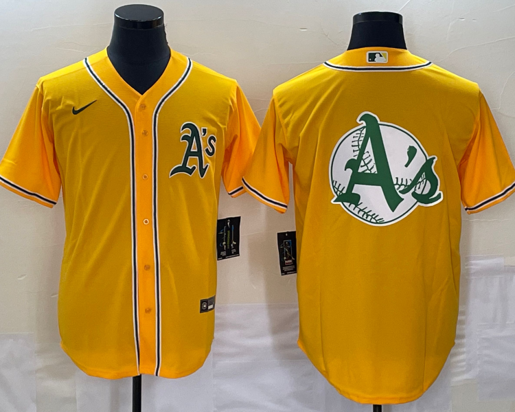 Men's Oakland Athletics Gold Alternate Team Jersey