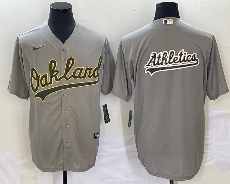 Men's Oakland Athletics Gray Jersey