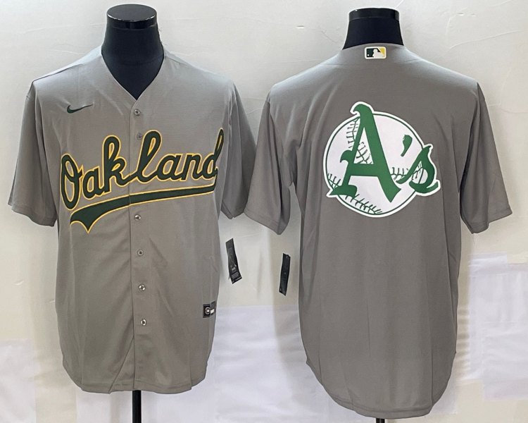 Men's Oakland Athletics Gray Team Jersey