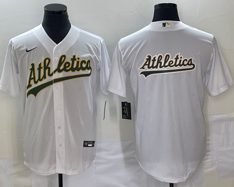 Men's Oakland Athletics White Home Jersey