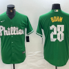 Men's Philadelphia Phillies Alec Bohm #28 Green Jersey