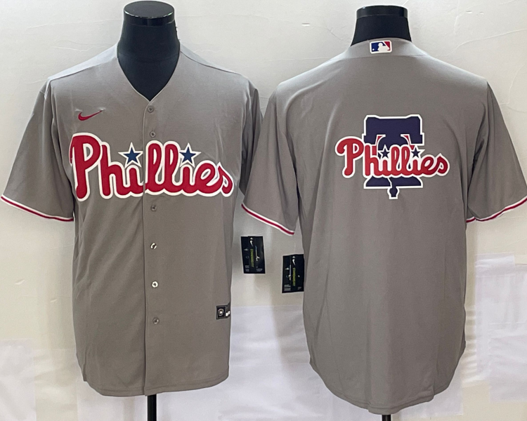 Men's Philadelphia Phillies Gray Team Jersey