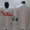 Men's Philadelphia Phillies White Home Blank Jersey
