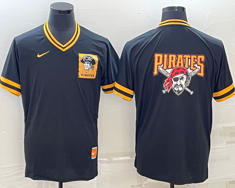Men's Pittsburgh Pirates Black Authentic Jersey