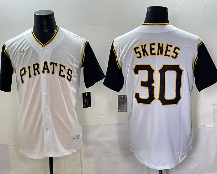 Men's Pittsburgh Pirates Paul Skenes #30 White Limited Jersey