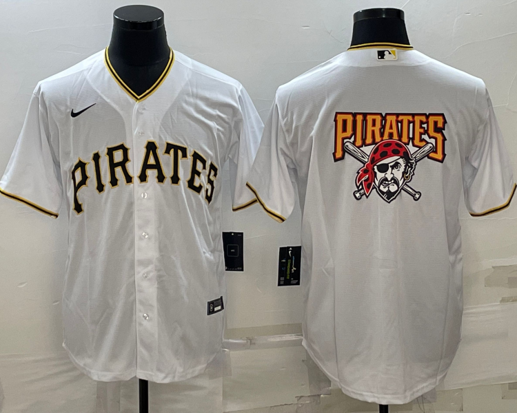 Men's Pittsburgh Pirates White Home Team Jersey