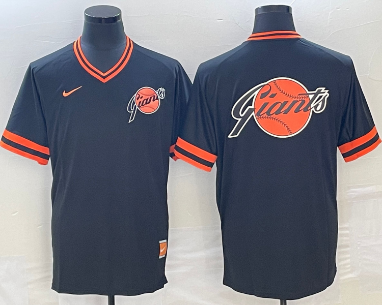 Men's San Francisco Giants Black Team Jersey