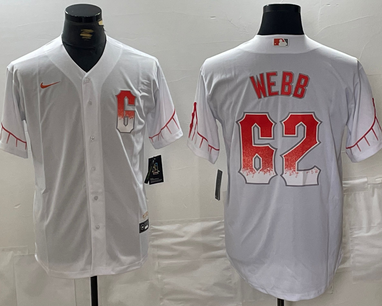 Men's San Francisco Giants Logan Webb #62 White City Connect Jersey