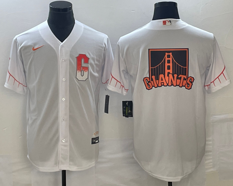 Men's San Francisco Giants White City Connect Jersey