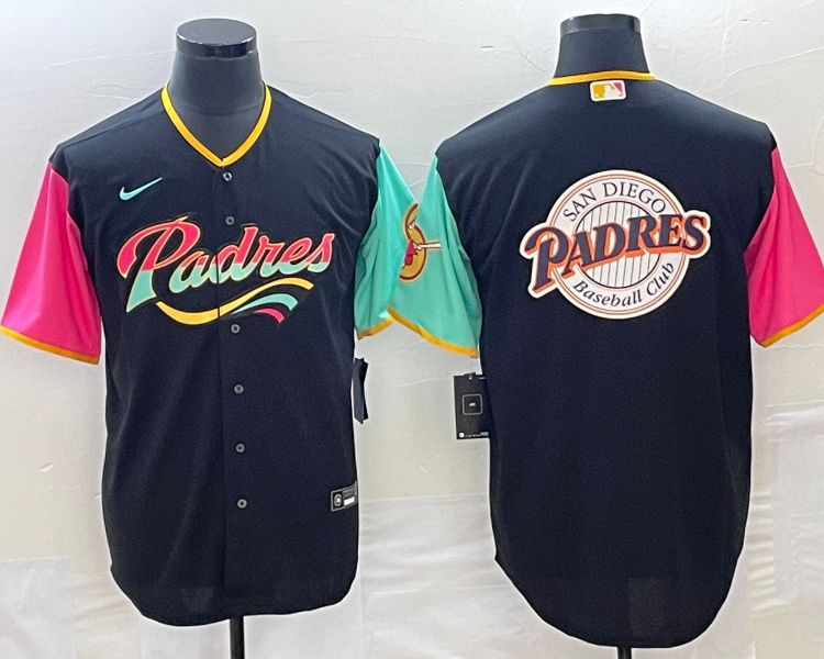 Men's San Diego Padres Black City Connect Jersey