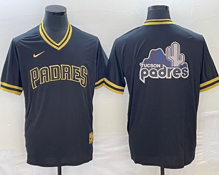 Men's San Diego Padres Black Cooperstown Collection Team Jersey