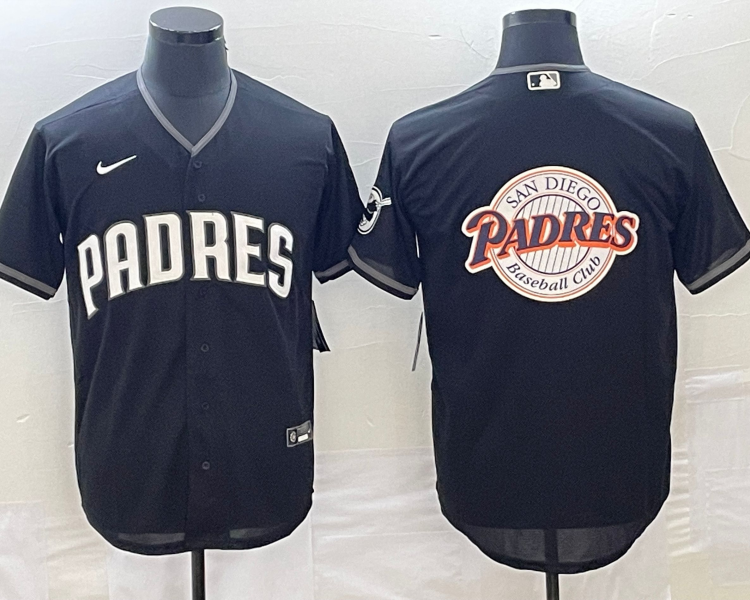 Men's San Diego Padres Black Official Jersey