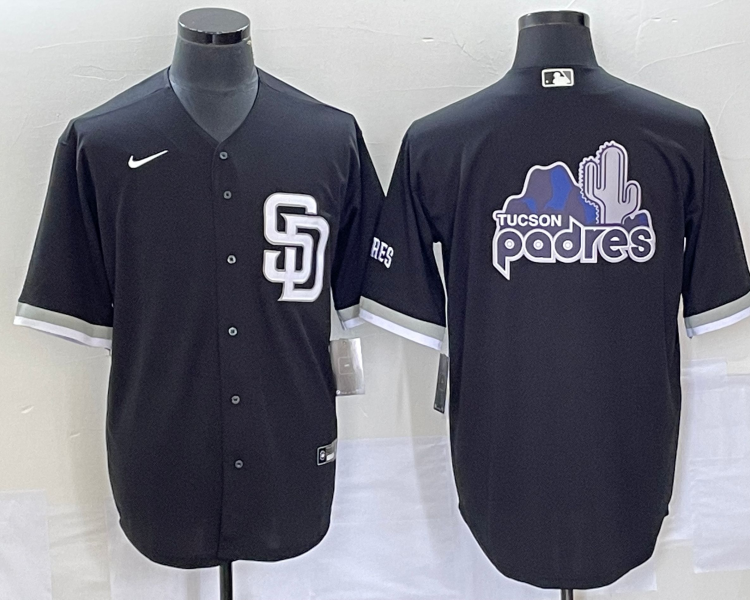 Men's San Diego Padres Black Team Jersey
