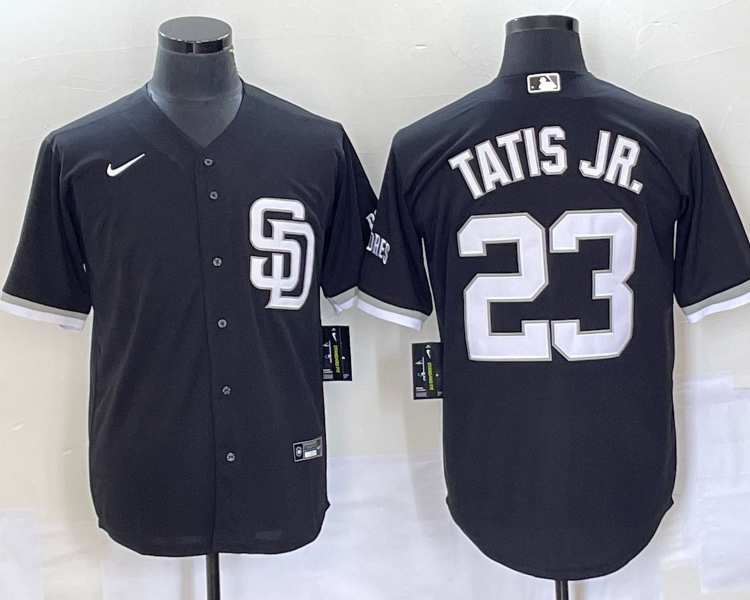 Men's San Diego Padres Fernando Tatis Jr. #23 Black Alternate Jersey