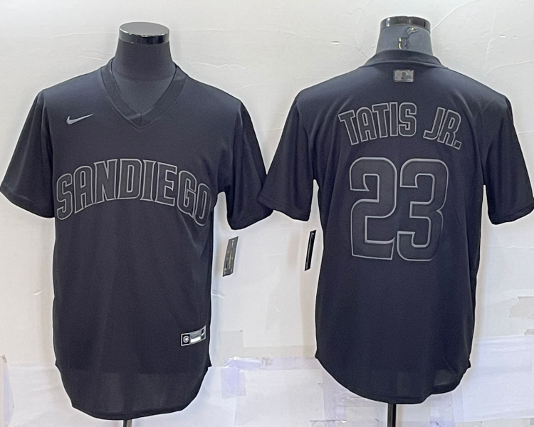 Men's San Diego Padres Fernando Tatis Jr. #23 Black Jersey