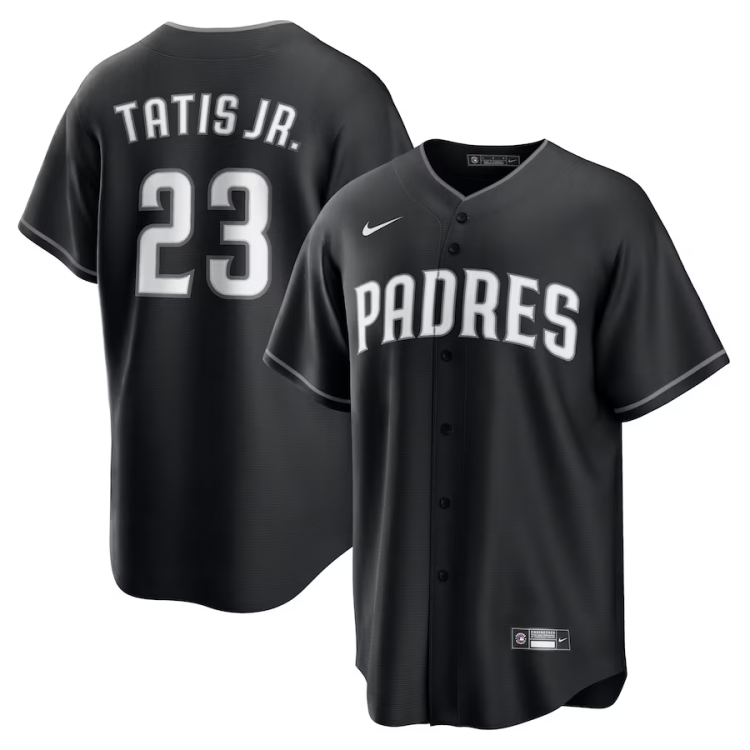 Men's San Diego Padres Fernando Tatis Jr. #23 Black Official Jersey