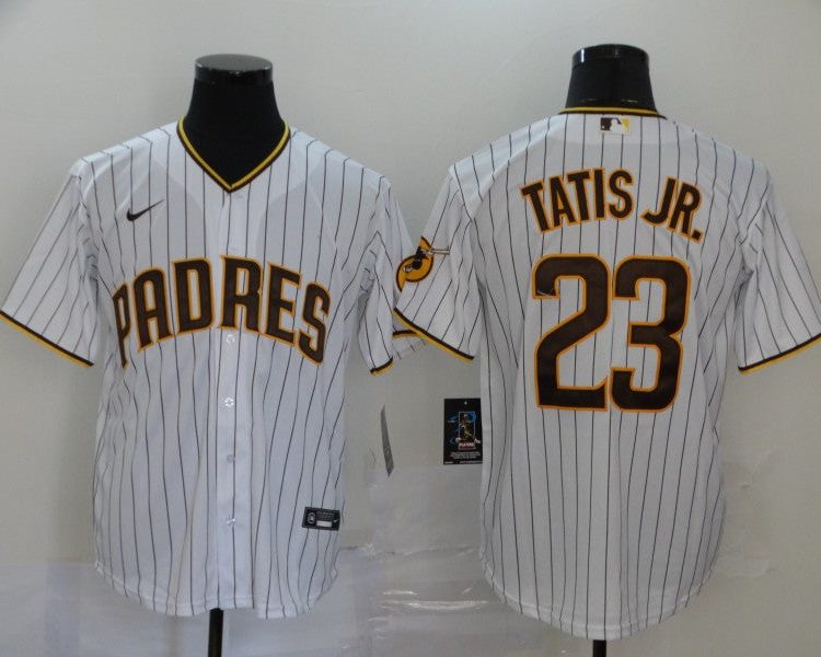 Men's San Diego Padres Fernando Tatis Jr. #23 Stitched White Jersey