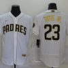 Men's San Diego Padres Fernando Tatis Jr. #23 White Stitched Jersey
