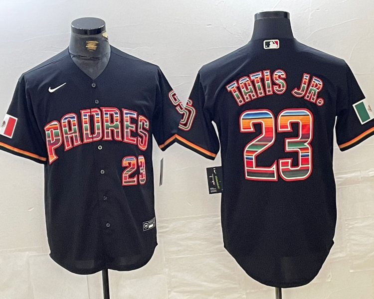 Men's San Diego Padres Fernando Tatis Jr. Black Jersey