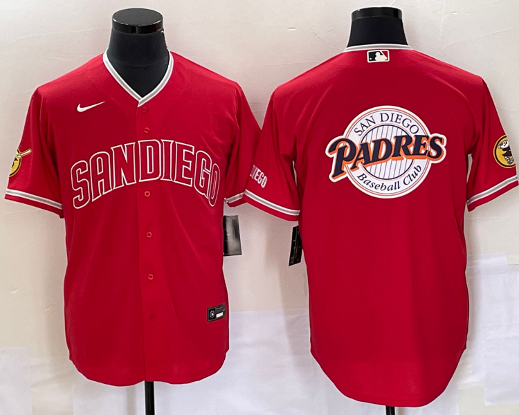 Men's San Diego Padres Red Jersey
