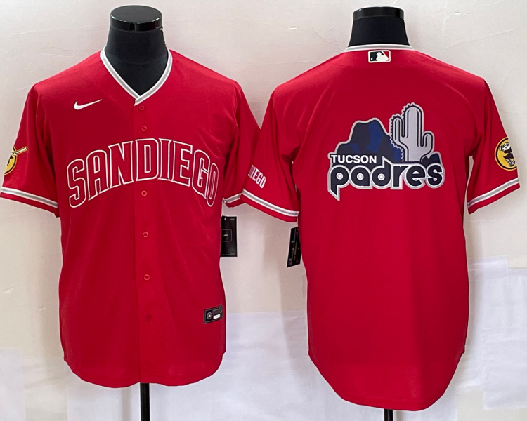 Men's San Diego Padres Red Team Jersey