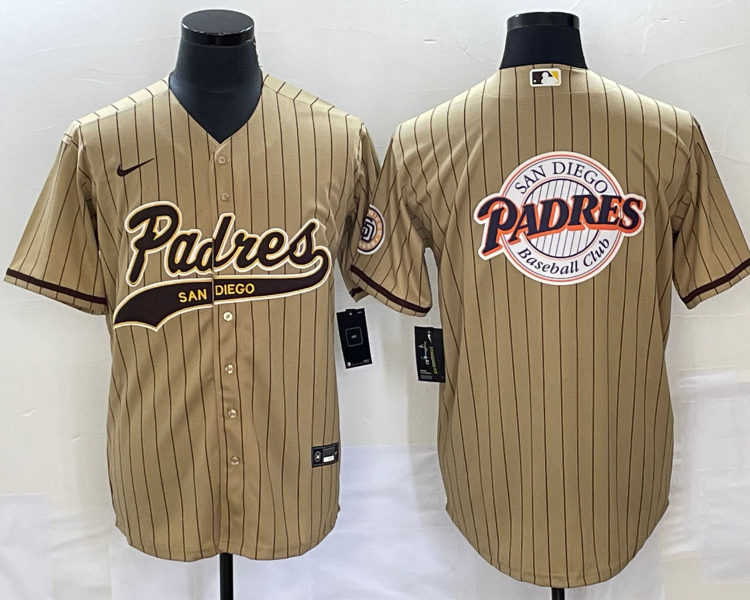 Men's San Diego Padres Tan Jersey Joint Edition