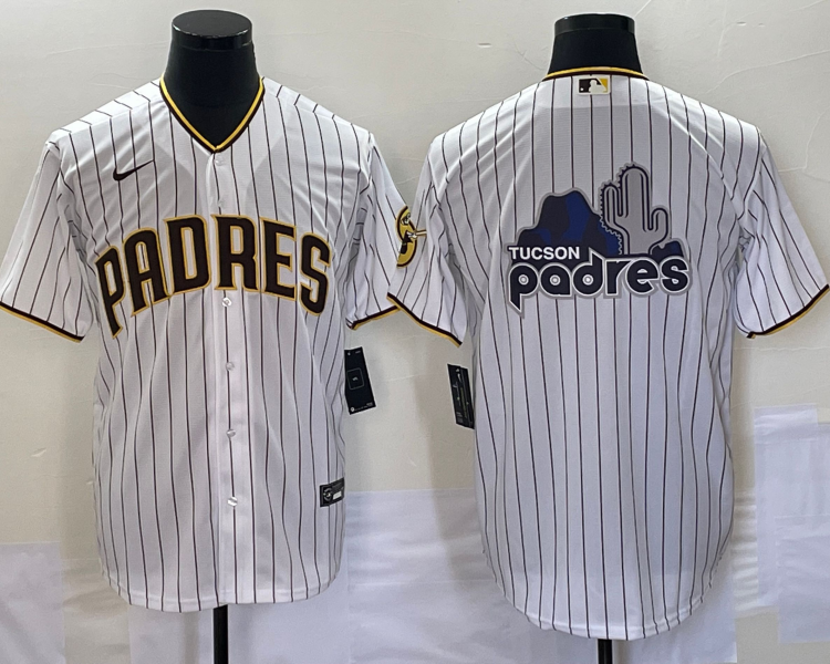 Men's San Diego Padres White Home Team Jersey