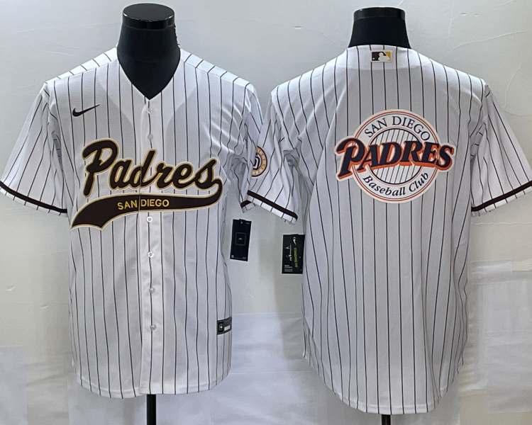 Men's San Diego Padres White Jersey Joint Edition