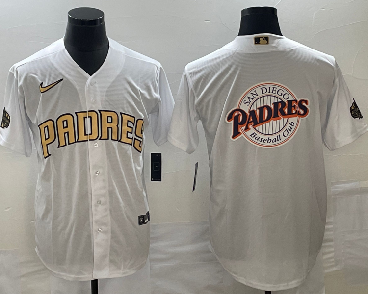 Men's San Diego Padres White Jersey