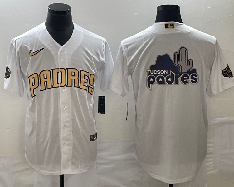 Men's San Diego Padres White Team Jersey