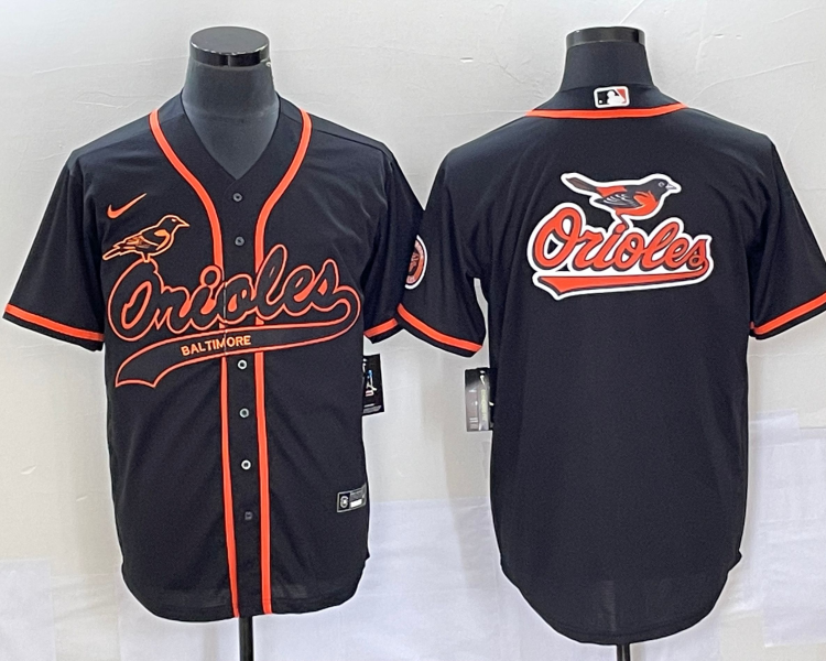 Men's Baltimore Orioles Black Team Jersey Joint Edition