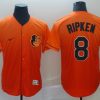 Men's Baltimore Orioles Cal Ripken Jr. #8 Orange Gradient Jersey