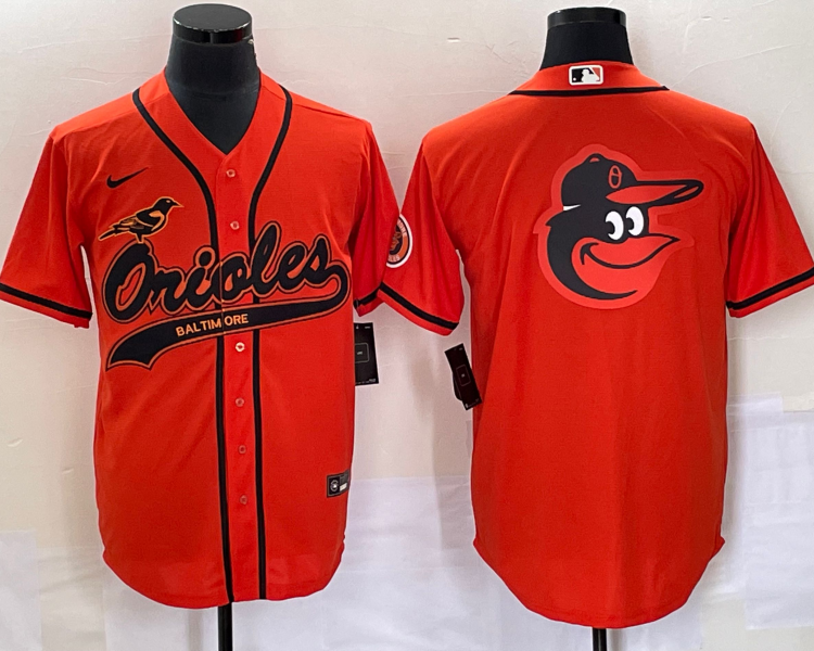 Men's Baltimore Orioles Orange Jersey Joint Edition